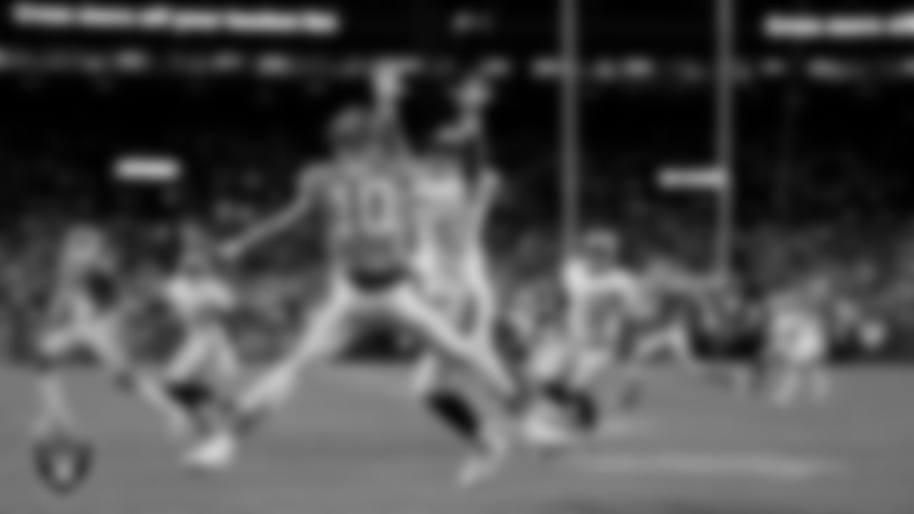 Las Vegas Raiders defensive tackle Jonah Laulu (96) during the regular season away game against the Denver Broncos at Empower Field at Mile High.