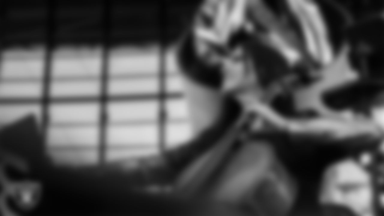 The Raiders House Band performs before the regular season home game against the Cleveland Browns at Allegiant Stadium.