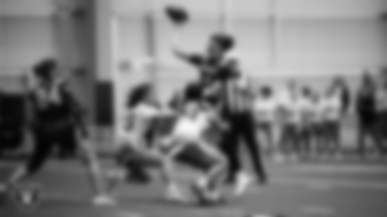 Nevada State University and La Sierra University face off in the inaugural women's flag football game at Intermountain Health Performance Center.