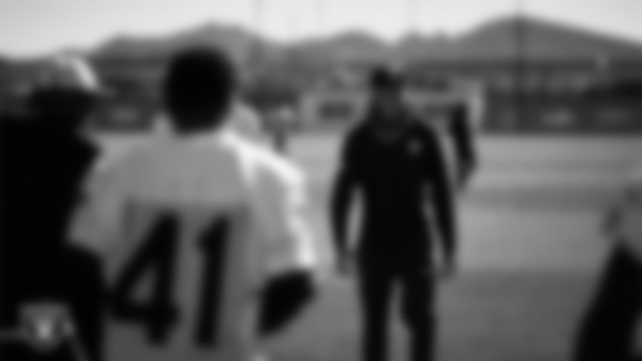 Las Vegas Raiders cornerback Eric Stokes (22) during practice at Intermountain Health Performance Center.