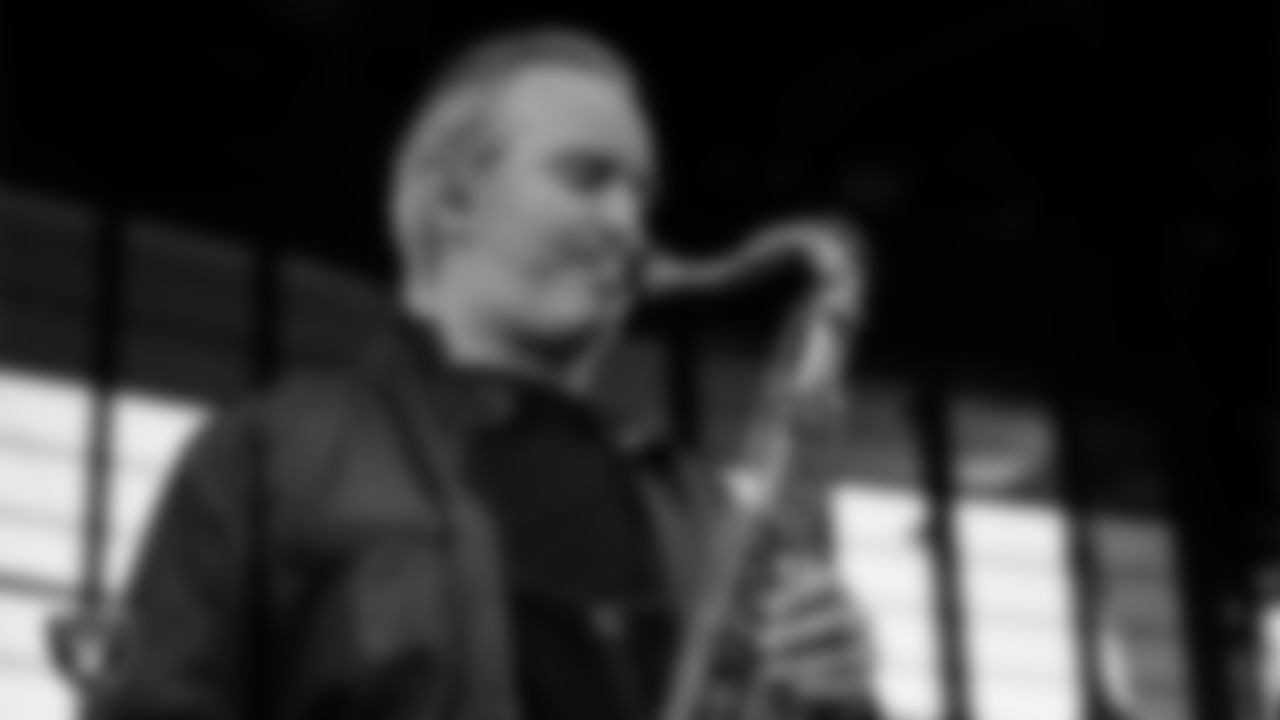 The Raiders House Band performs during the regular season home game against the Jacksonville Jaguars at Allegiant Stadium.