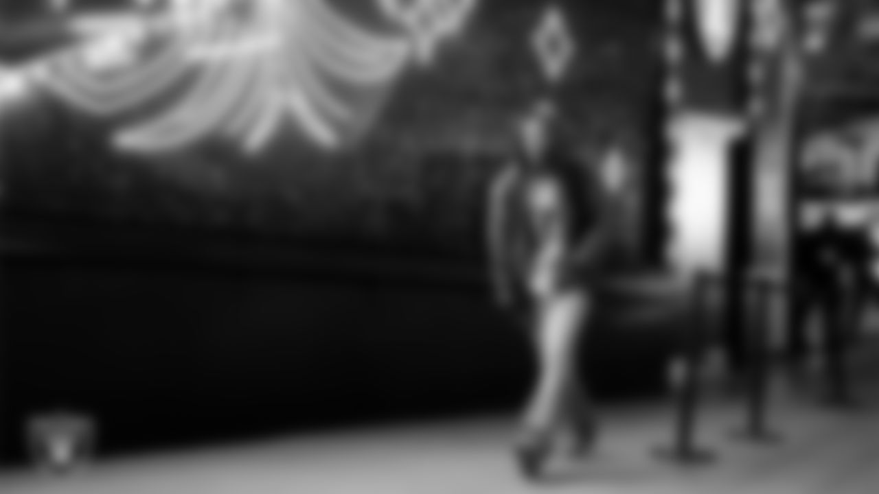 Las Vegas Raiders cornerback Eric Stokes (22) arrives to the regular season home game against the Denver Broncos at Allegiant Stadium.