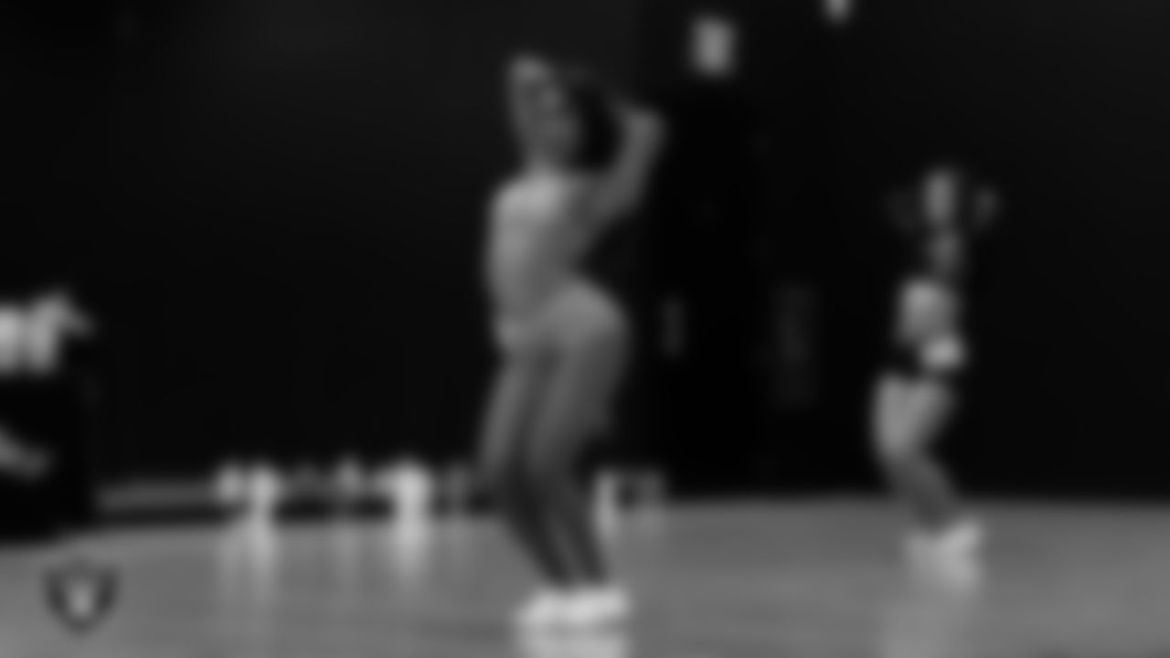 A dancer during a recruitment clinic at The Studio.