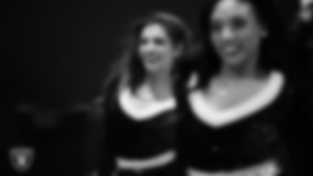 Raiderette Ashtin performs during the Junior Raiderettes Banquet at The Studio.