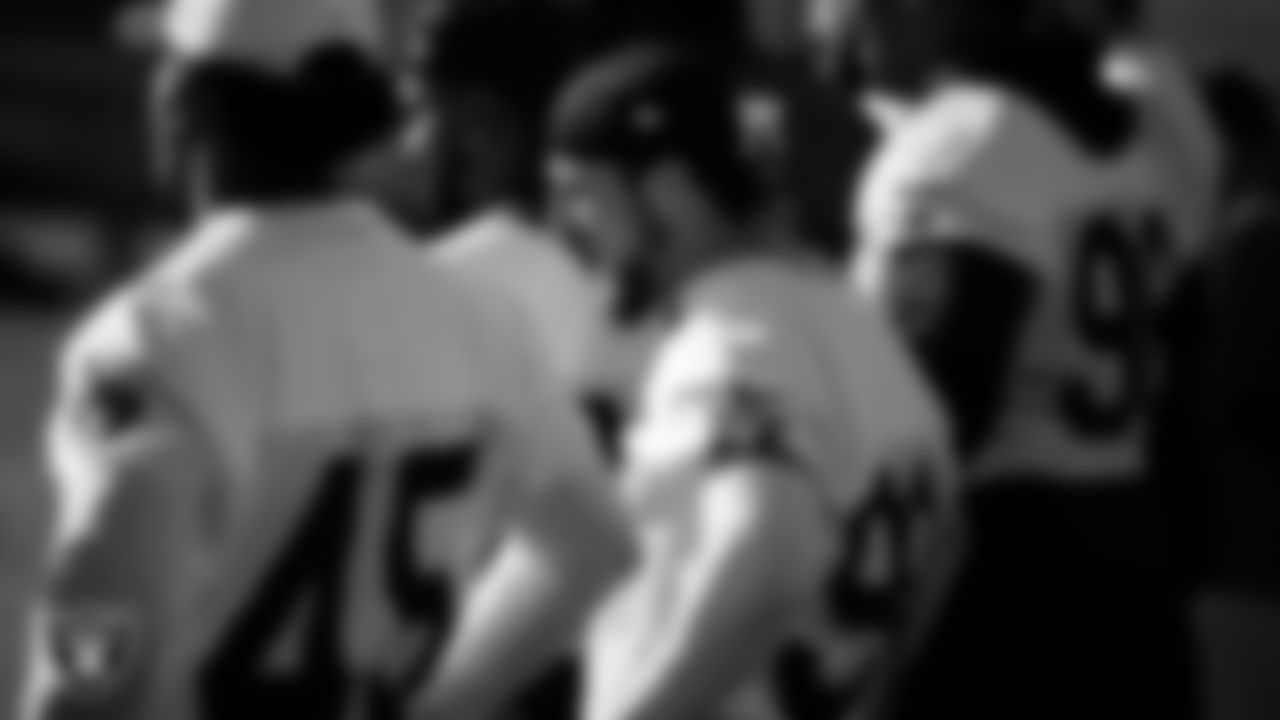 Las Vegas Raiders running back Dylan Laube (23) during practice at Intermountain Health Performance Center.