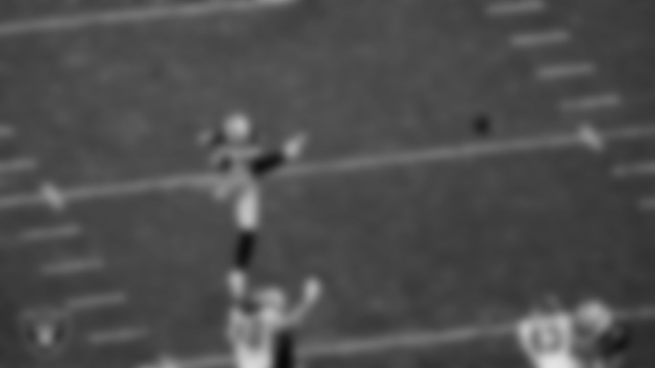 Las Vegas Raiders punter AJ Cole (6) during the regular season home game against the Kansas City Chiefs at Allegiant Stadium.
