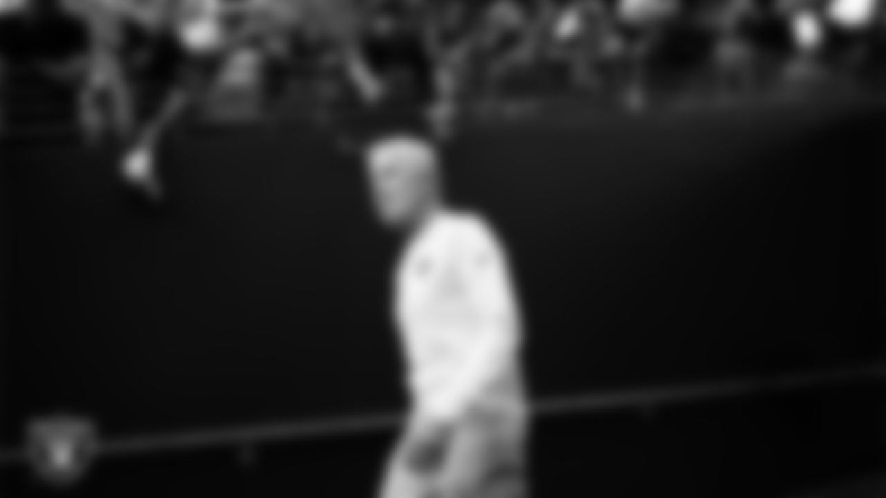 Las Vegas Raiders Head Coach Pete Carroll walks down the tunnel before the preseason away game against the Seattle Seahawks at Lumen Field.