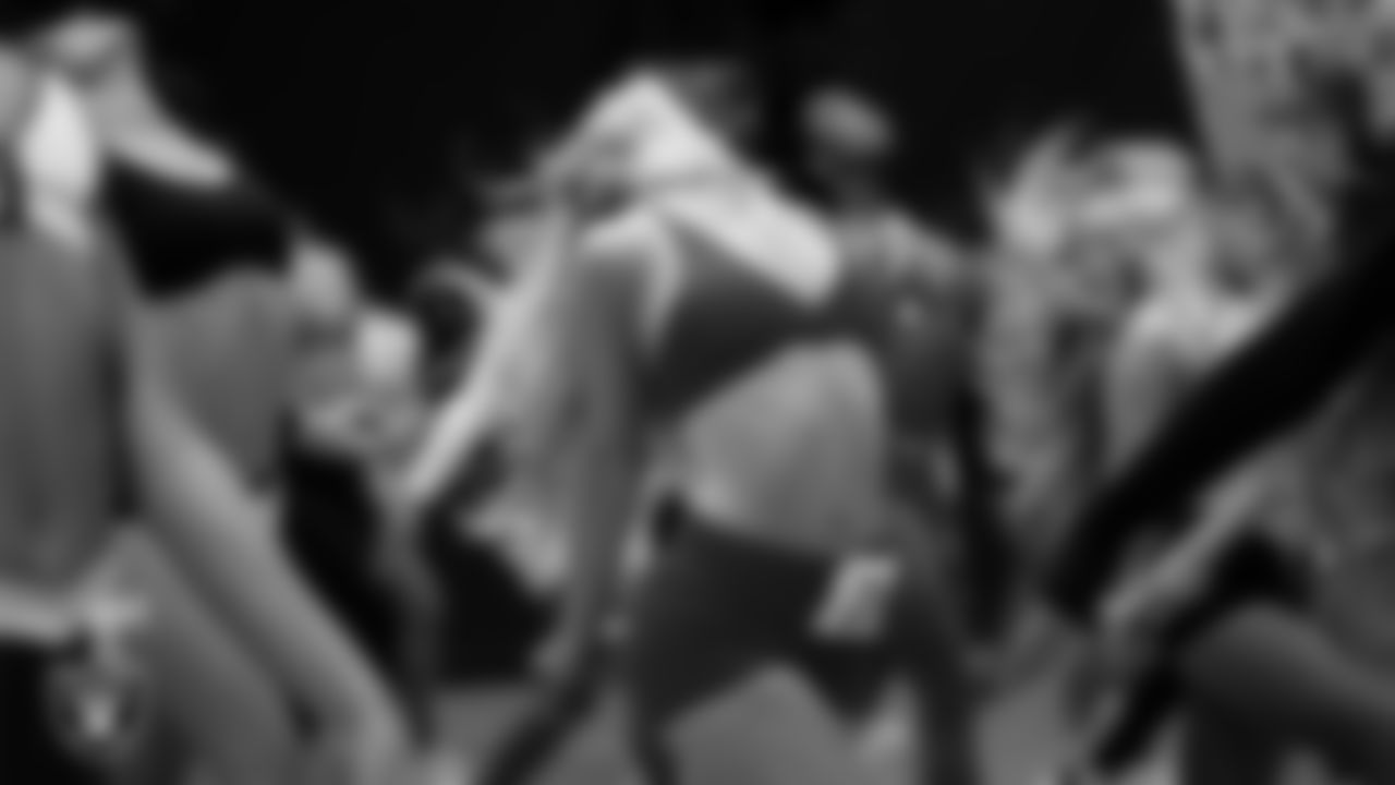 A dancer during a recruitment prep-clinic at The Studio.