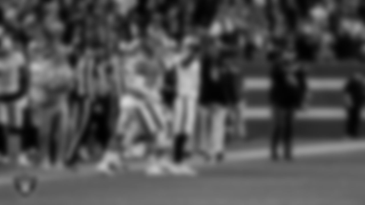 Las Vegas Raiders wide receiver Tyler Lockett (17) during the regular season away game against the Denver Broncos at Empower Field at Mile High.