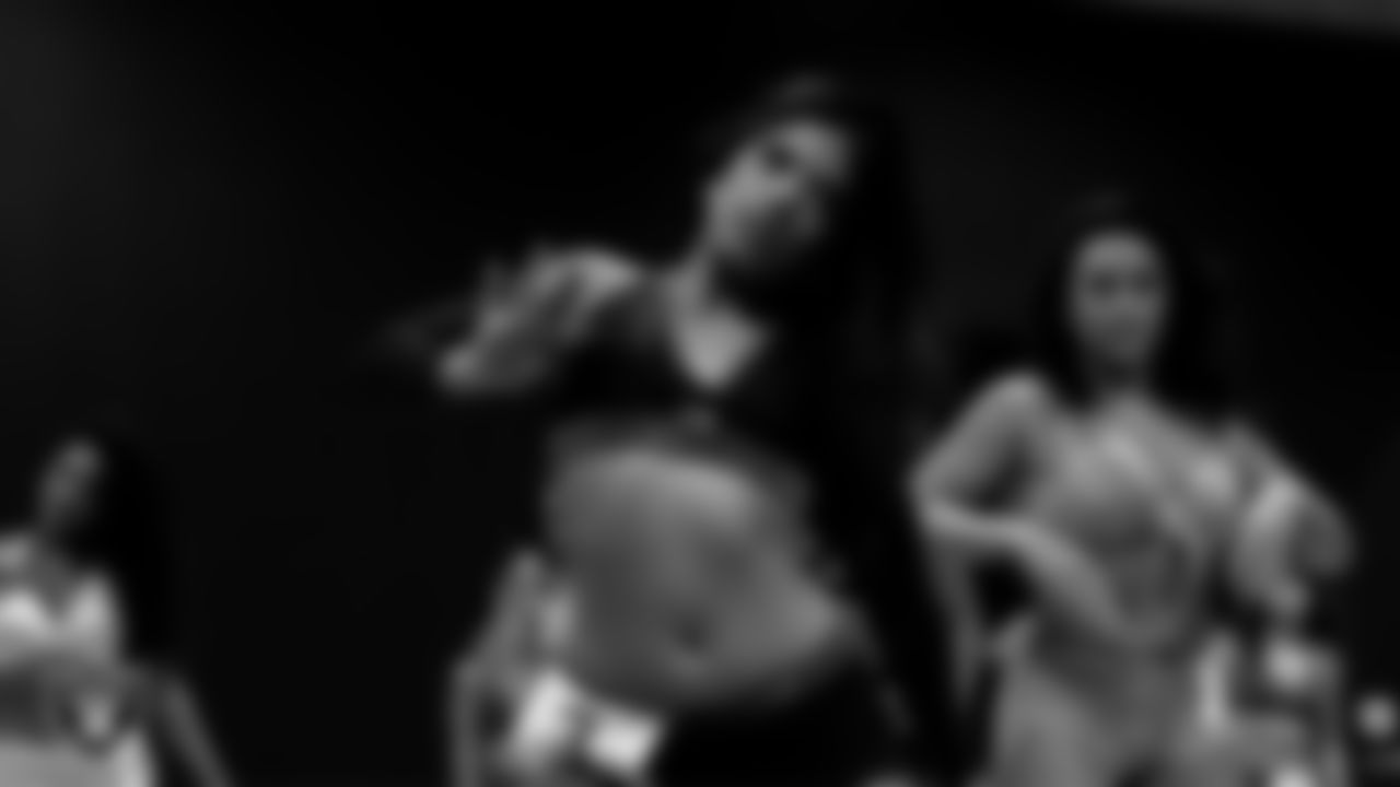 A dancer during a recruitment clinic at The Studio.