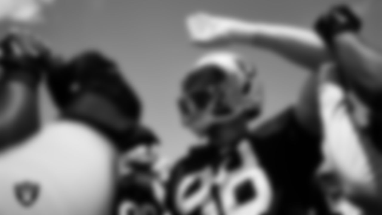 Las Vegas Raiders defensive end Maxx Crosby (98) at an Organized Team Activity (OTA) at Intermountain Health Performance Center.
