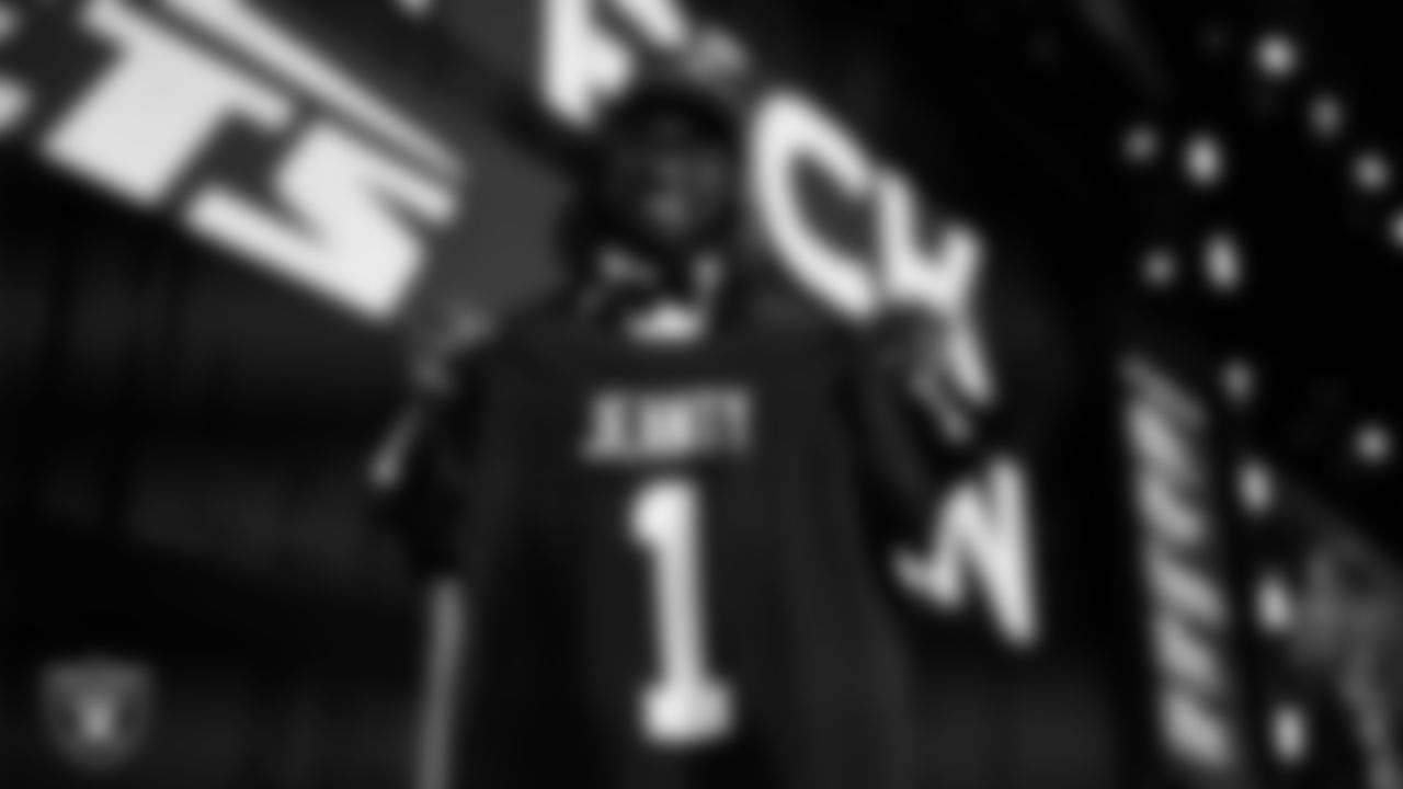 Boise State running back Ashton Jeanty is selected 6th overall by the Las Vegas Raiders during the 2025 NFL Draft.