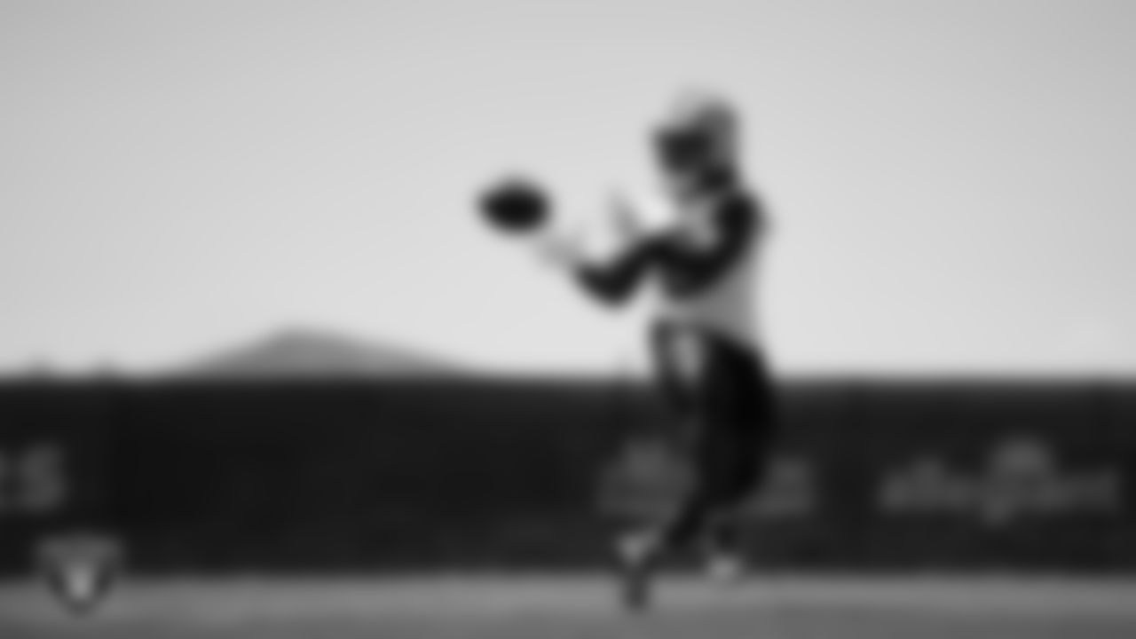 Las Vegas Raiders running back Ashton Jeanty (2) on the field for mandatory minicamp at Intermountain Health Performance Center.