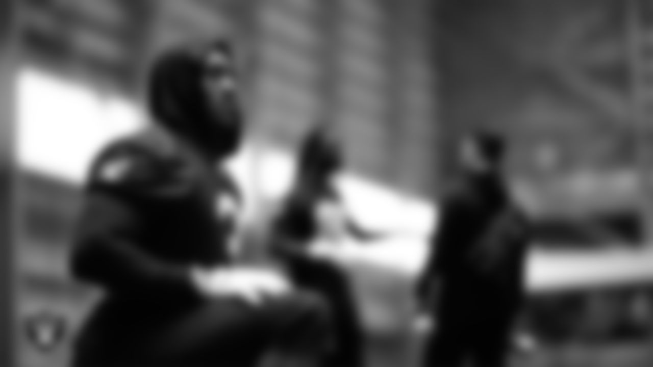 Las Vegas Raiders running back Zamir White (3) during practice at Intermountain Health Performance Center.