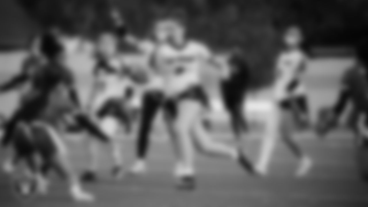 Mater East Academy hosts Las Vegas High School during the Las Vegas Raiders' High School Flag Football Showcase game at Mater East Academy.