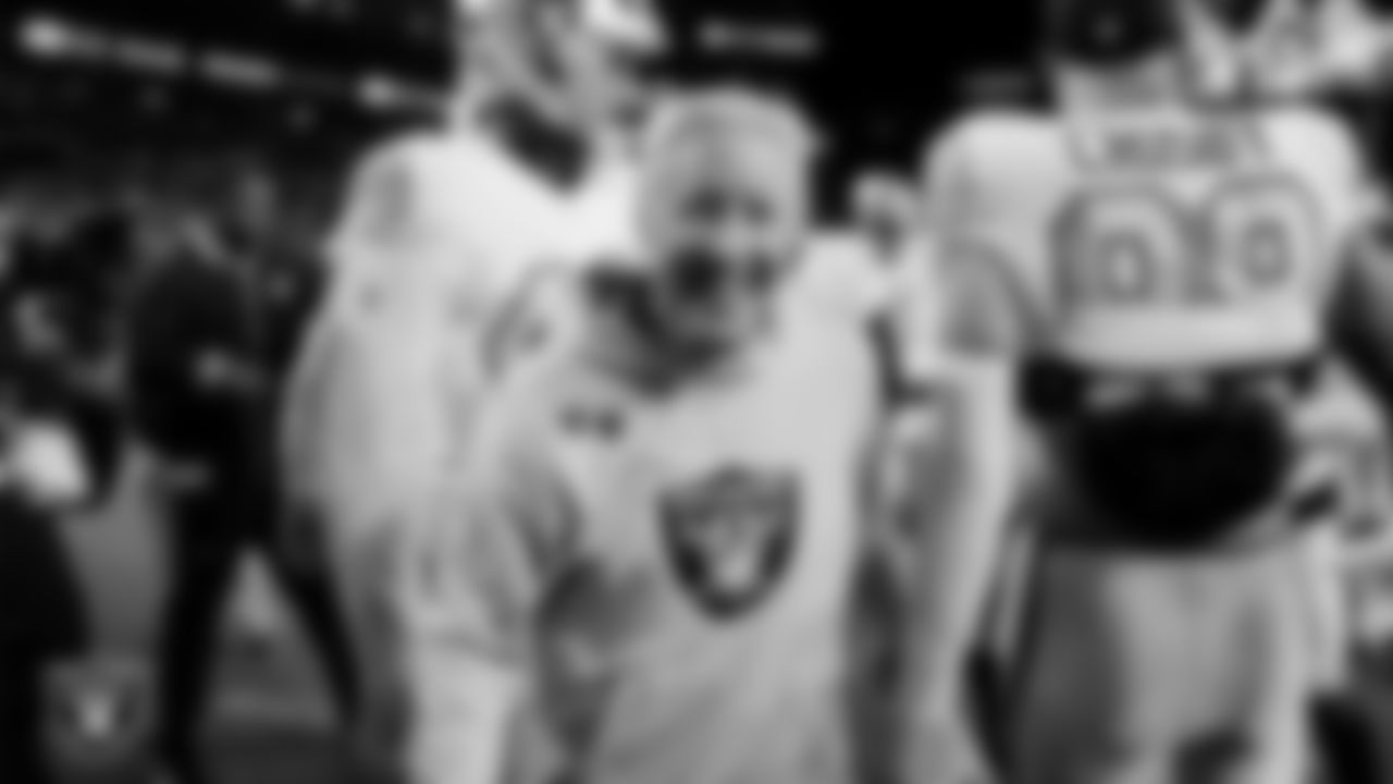 Las Vegas Raiders Head Coach Pete Carroll before the regular season away game against the Denver Broncos at Empower Field at Mile High.