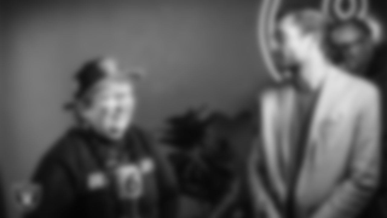 Las Vegas Raiders fan Barbara Estrada from Mexico City is named the International Fan of the Year.