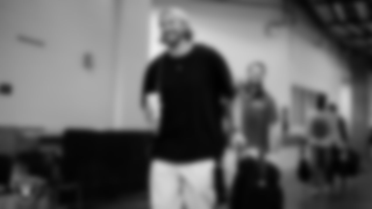 Las Vegas Raiders punter AJ Cole (6) arrives to the regular season away game against the Indianapolis Colts at Lucas Oil Stadium.