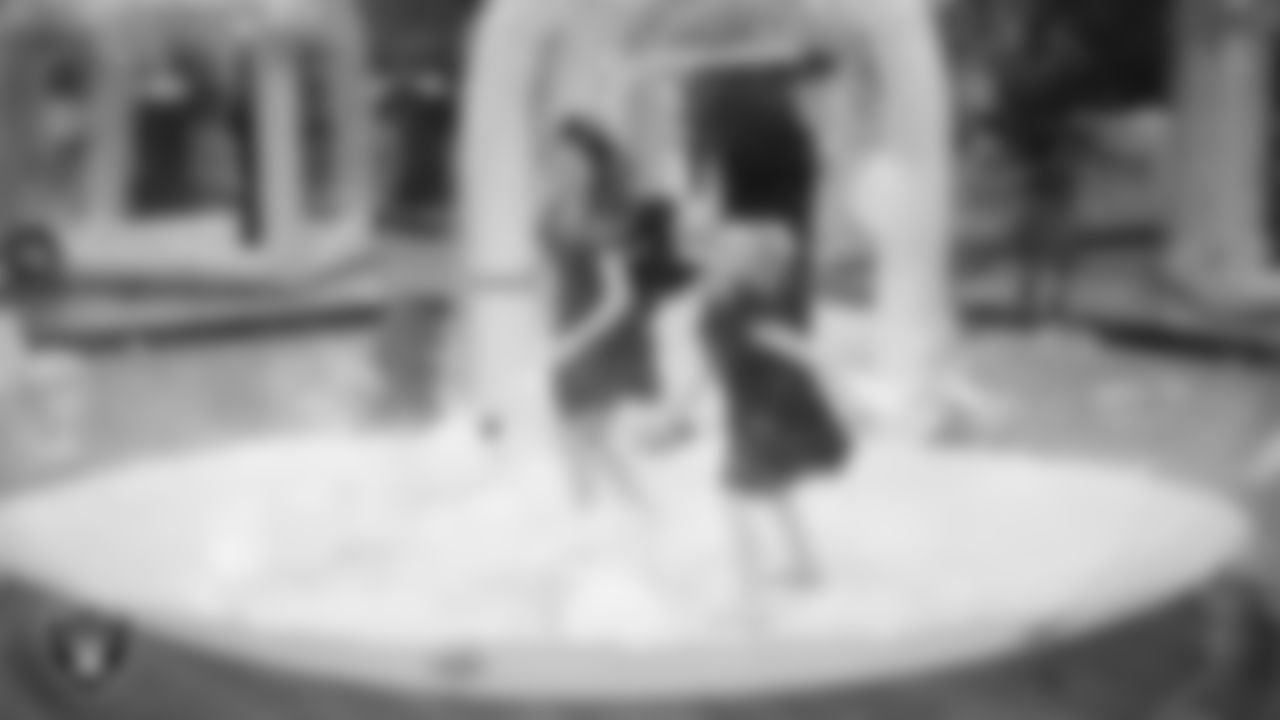 Junior Raiderettes enjoy activities during the Junior Raiderettes Banquet at The Studio.