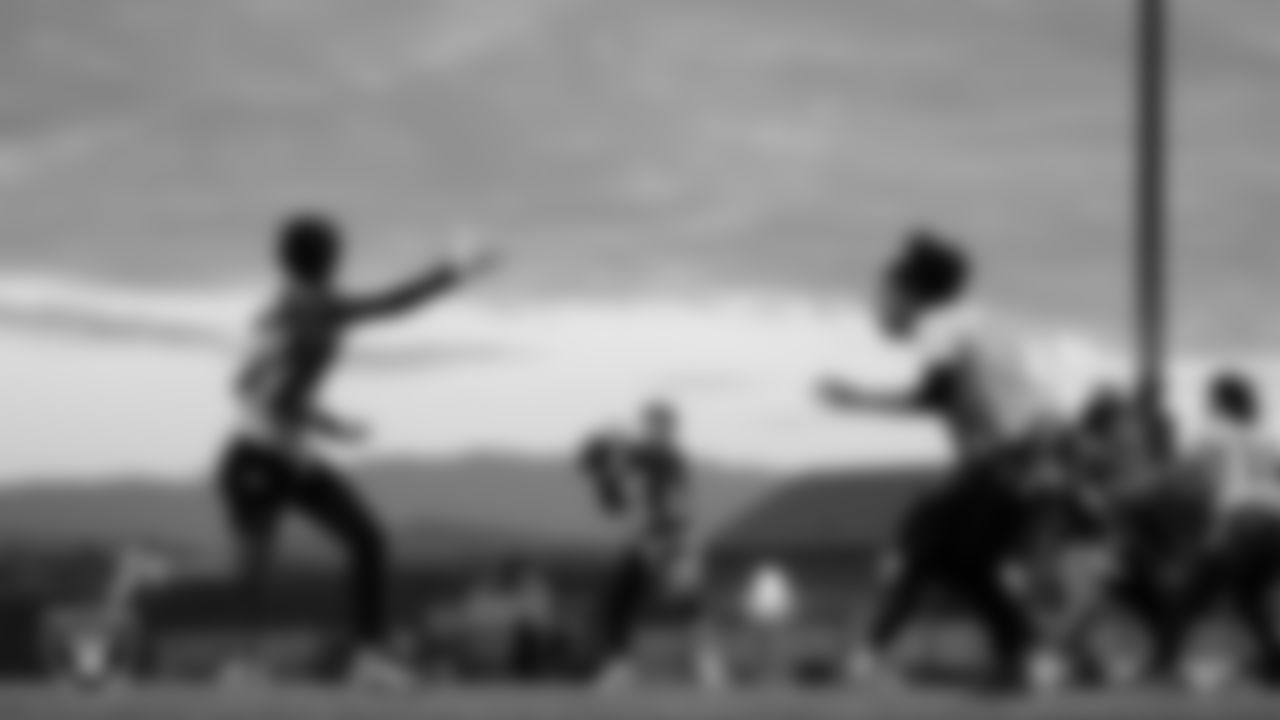 Sierra Vista High School hosts Pahrump Valley High School during the Las Vegas Raiders' High School Flag Football Showcase game at Sierra Vista High School.