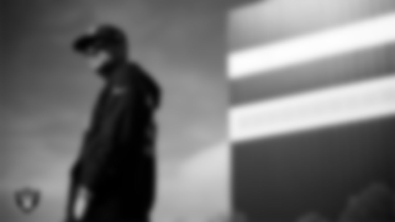 Las Vegas Raiders General Manager John Spytek during practice at Intermountain Health Performance Center.