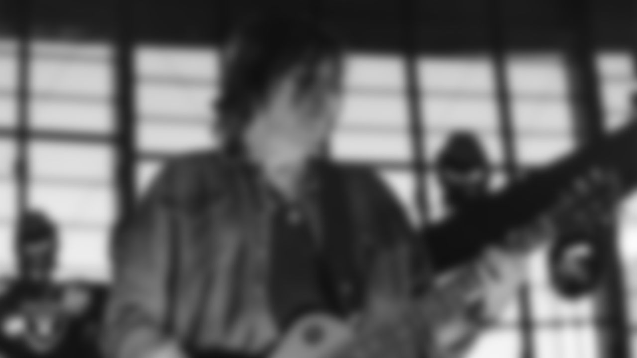 Rock band Stone Temple Pilots performs during halftime at the Las Vegas Raiders' regular season home game against the Denver Broncos at Allegiant Stadium.