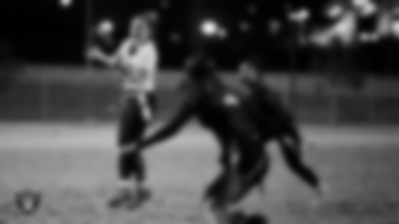 SLAM! Nevada hosts SECTA during the Las Vegas Raiders' High School Flag Football Showcase game at Russel Road Recreational Complex.