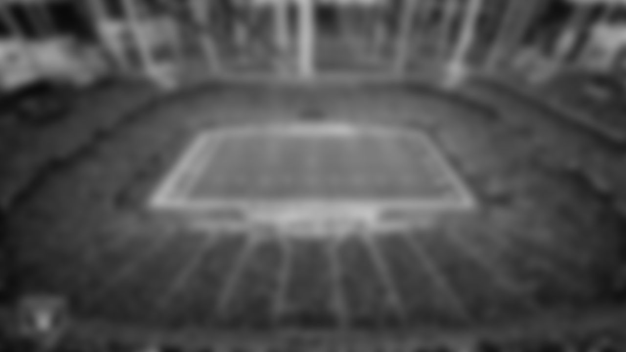 A view of Allegiant Stadium during the Las Vegas Raiders' regular season home game against the Denver Broncos.