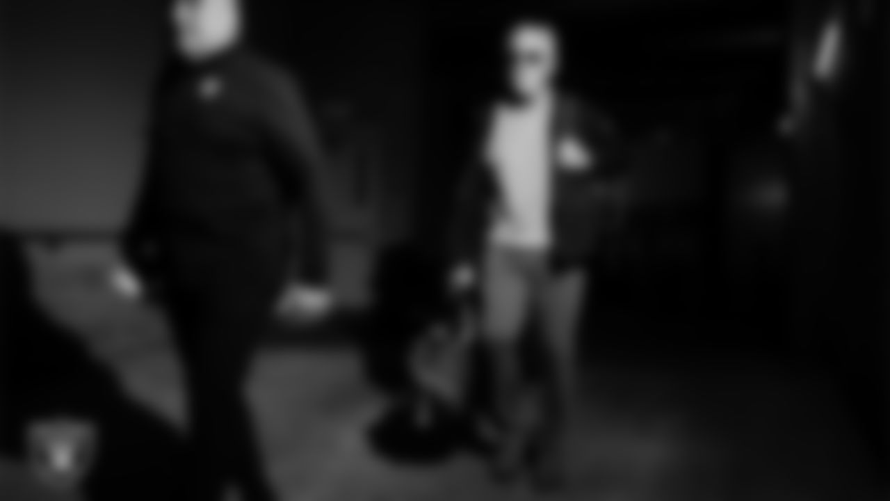 Las Vegas Raiders Head Coach Pete Carroll arrives to the regular season away game against the Houston Texans at NRG Stadium.