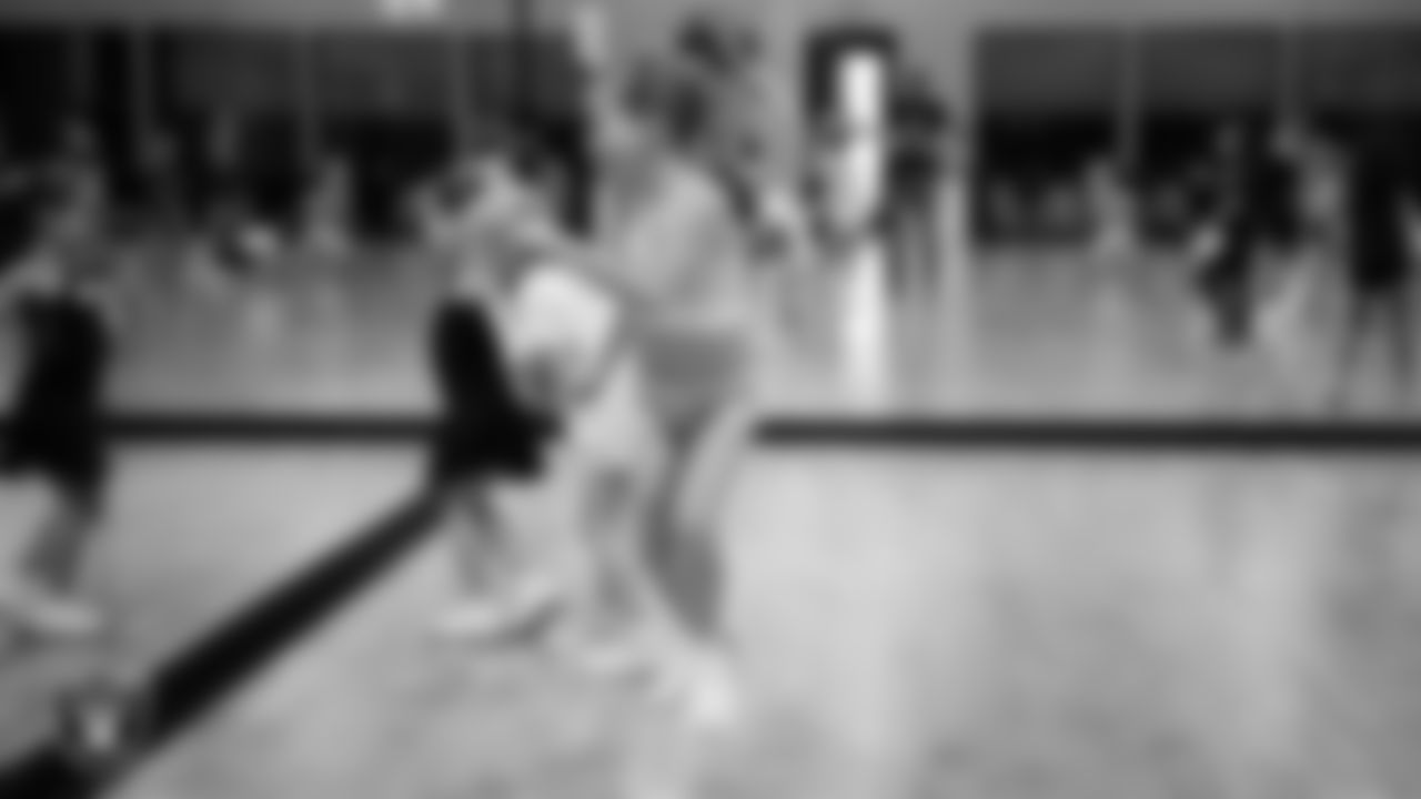 Dancers during day one of summer camp at The Studio.