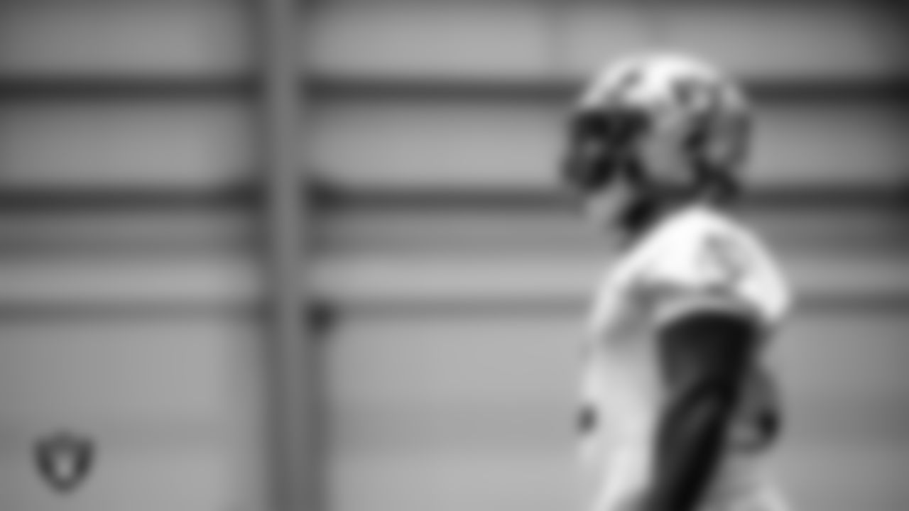 Las Vegas Raiders running back Ashton Jeanty (2) at a workout during phase two of the offseason program at Intermountain Health Performance Center.