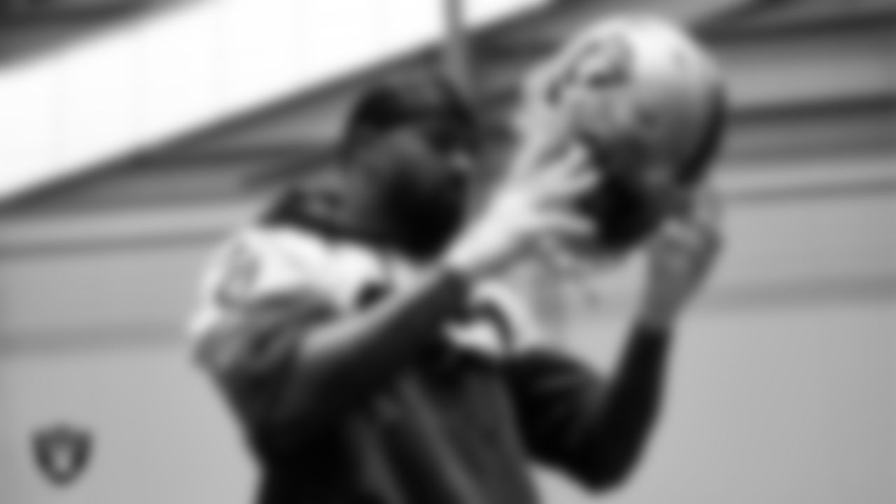 Las Vegas Raiders linebacker Jamal Adams (33) during practice at Intermountain Health Performance Center.