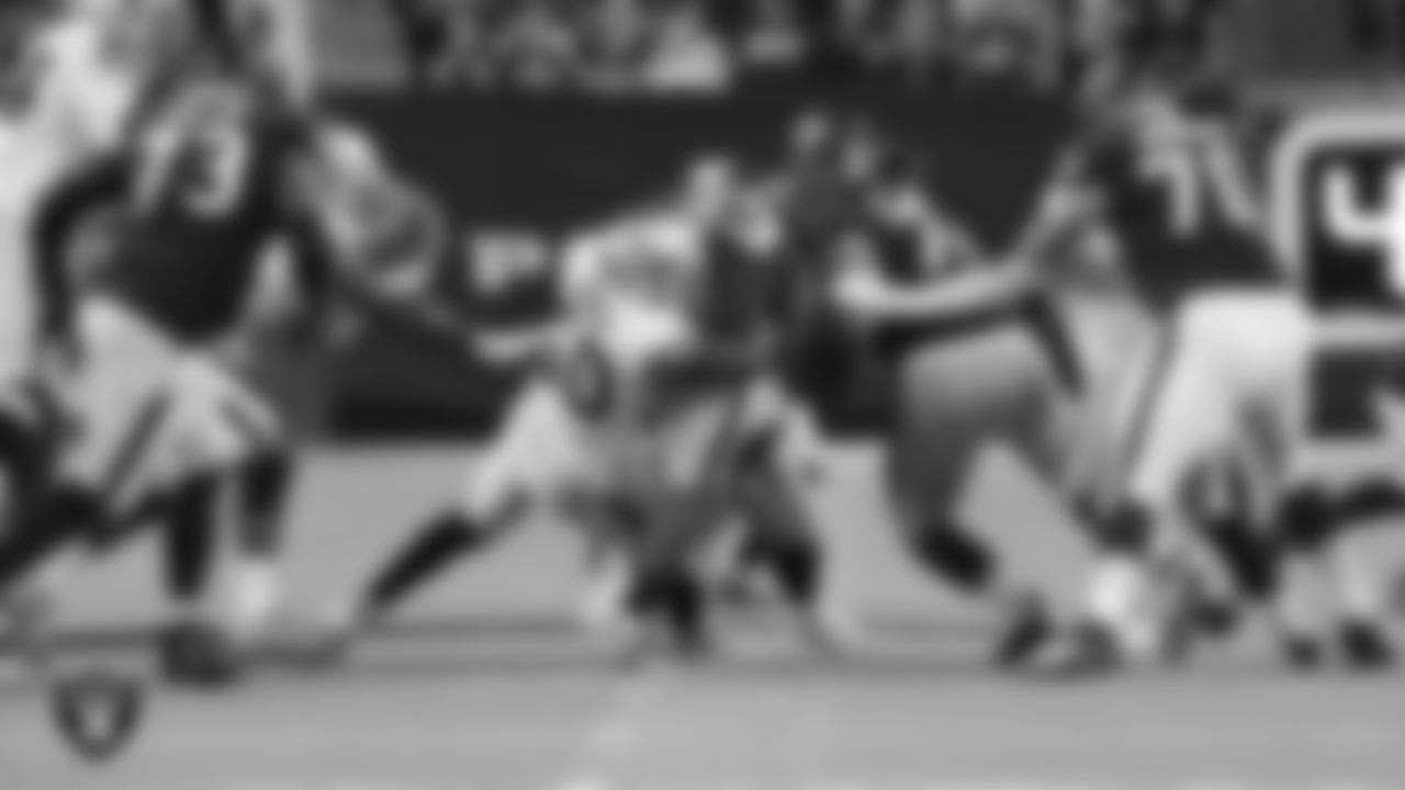 Oakland Raiders linebacker Nicholas Morrow (50) during the regular season game against the Houston Texans at NRG Stadium, Sunday, October 27, 2019, in Houston, Texas.