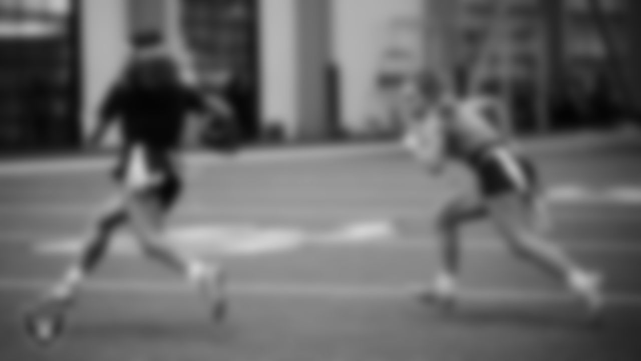 Athletes compete in 7-on-7 games during a Nike 11-On event at Intermountain Health Performance Center.