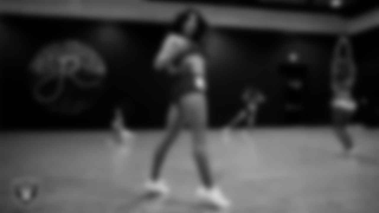 A dancer during a recruitment clinic at The Studio.