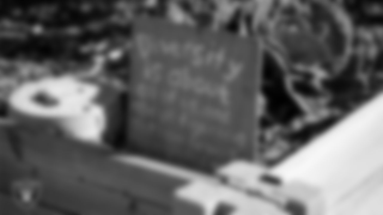 Signage in the Obodo Community Gardens during the Historic Westside Tour.