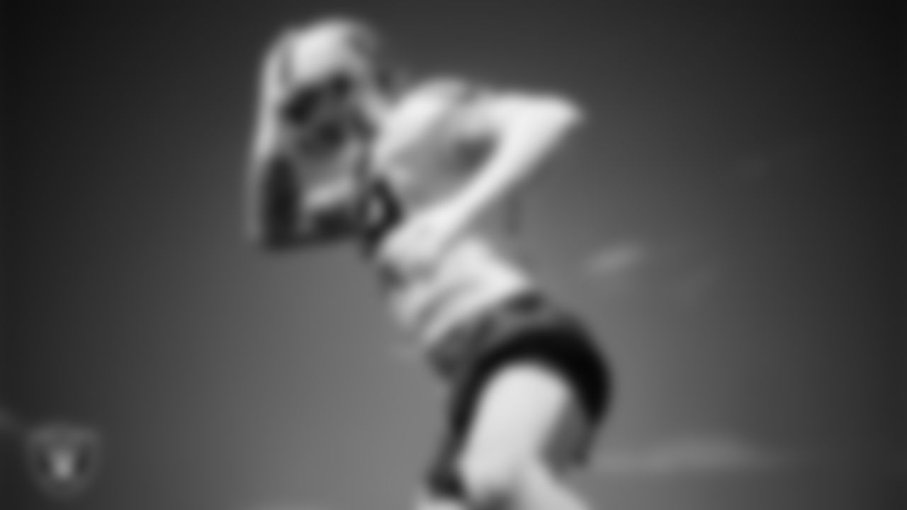 Las Vegas Raiders defensive end Maxx Crosby (98) during practice at Intermountain Health Performance Center.