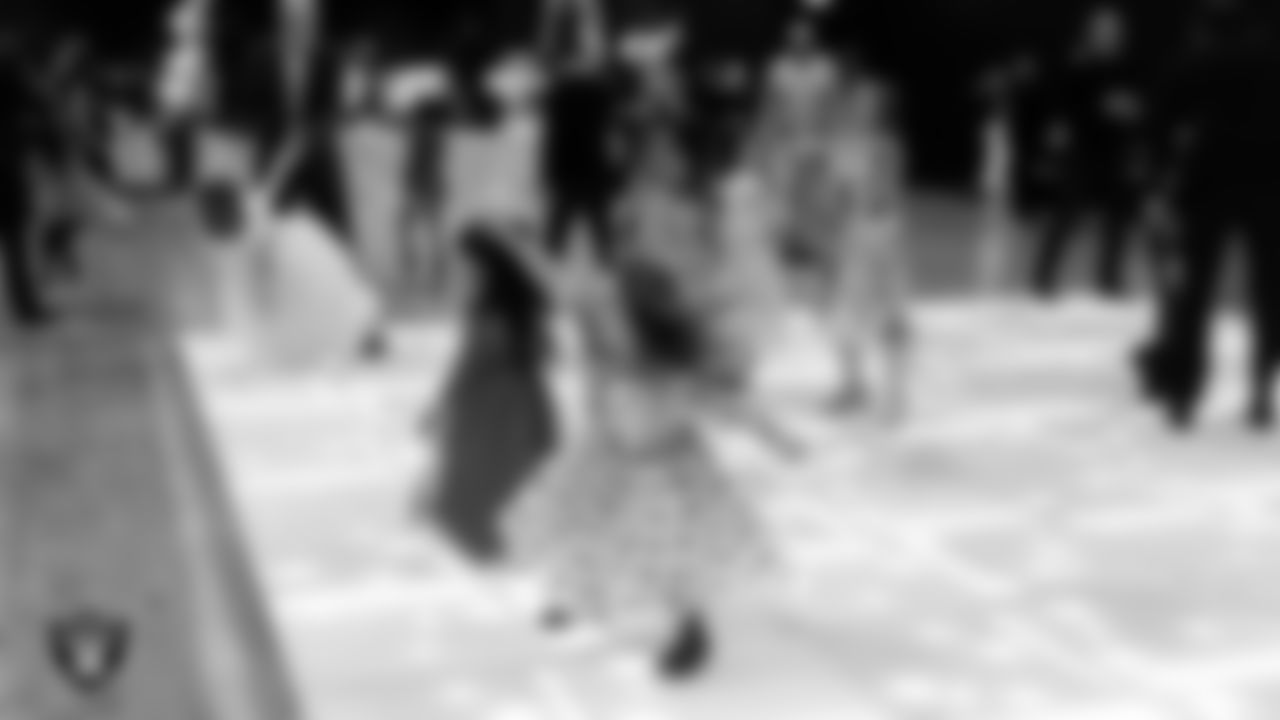 Attendees dance during the Valentine's Day Dance at The Studio.