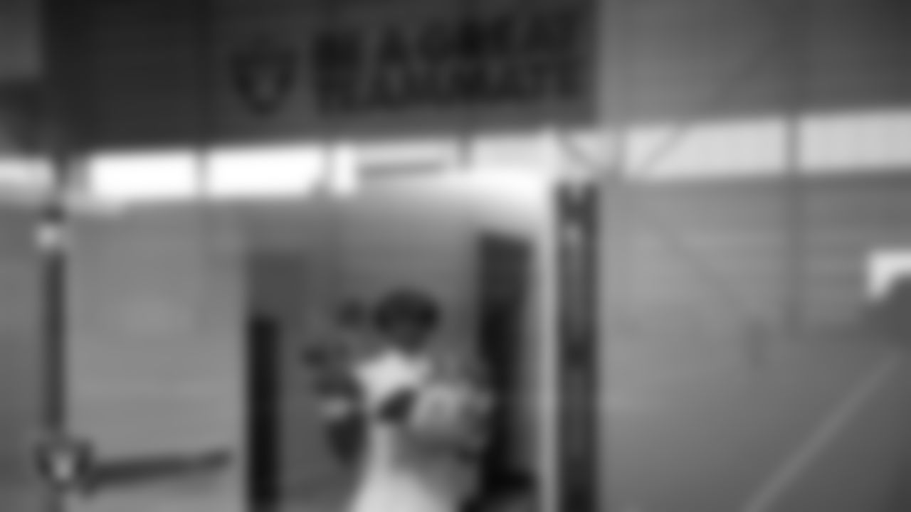 Las Vegas Raiders cornerback Kyu Blu Kelly (36) during practice at Intermountain Health Performance Center.