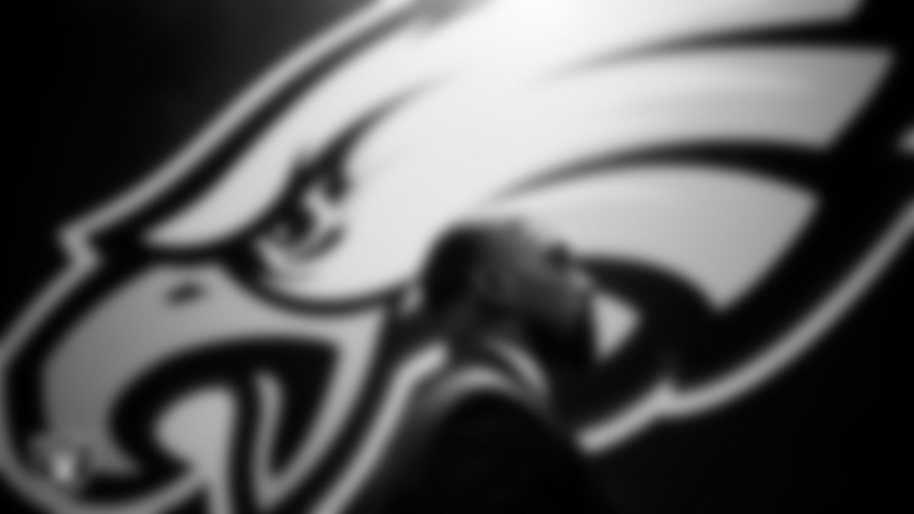 Las Vegas Raiders defensive tackle Thomas Booker IV (99) arrives to the regular season away game against the Philadelphia Eagles at Lincoln Financial Field.