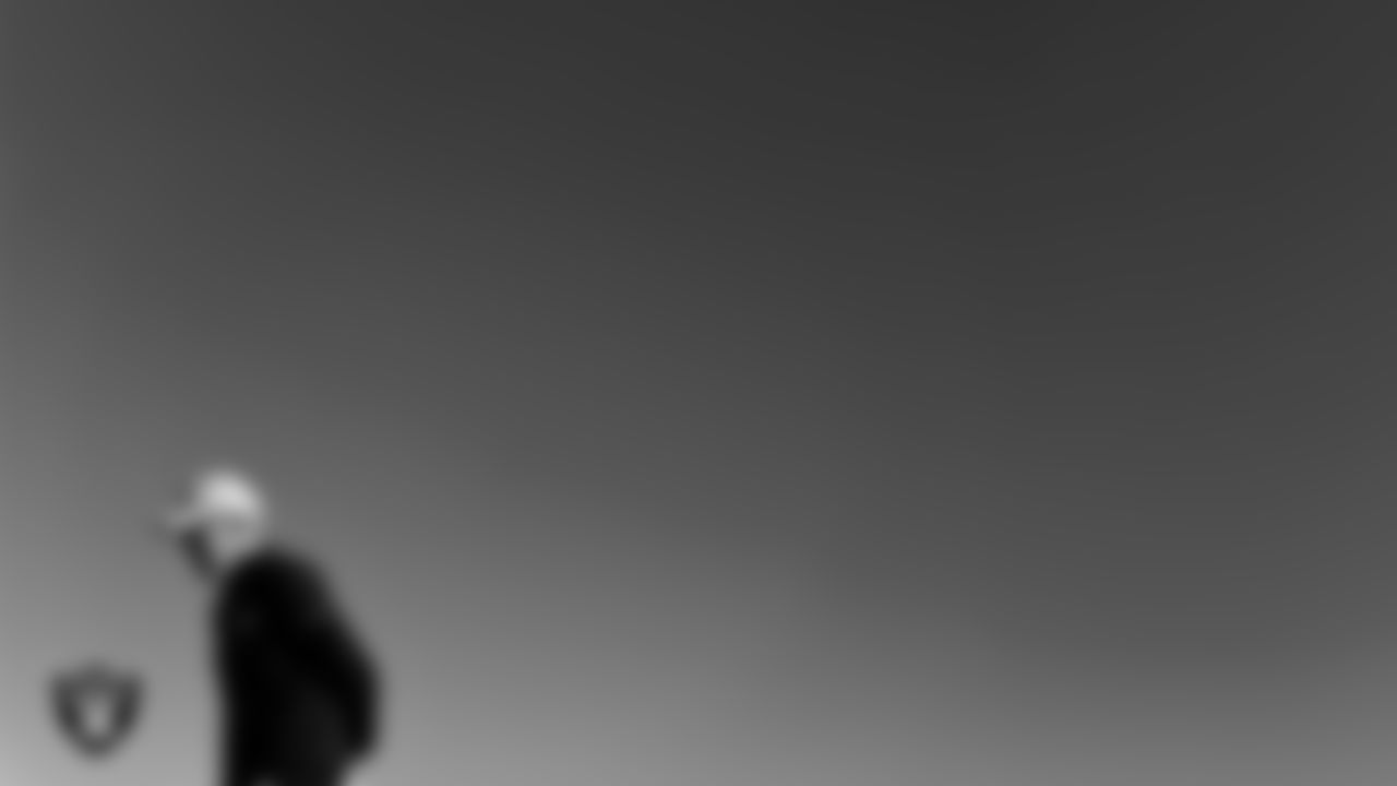 Las Vegas Raiders Head Coach Pete Carroll during practice at Intermountain Health Performance Center.