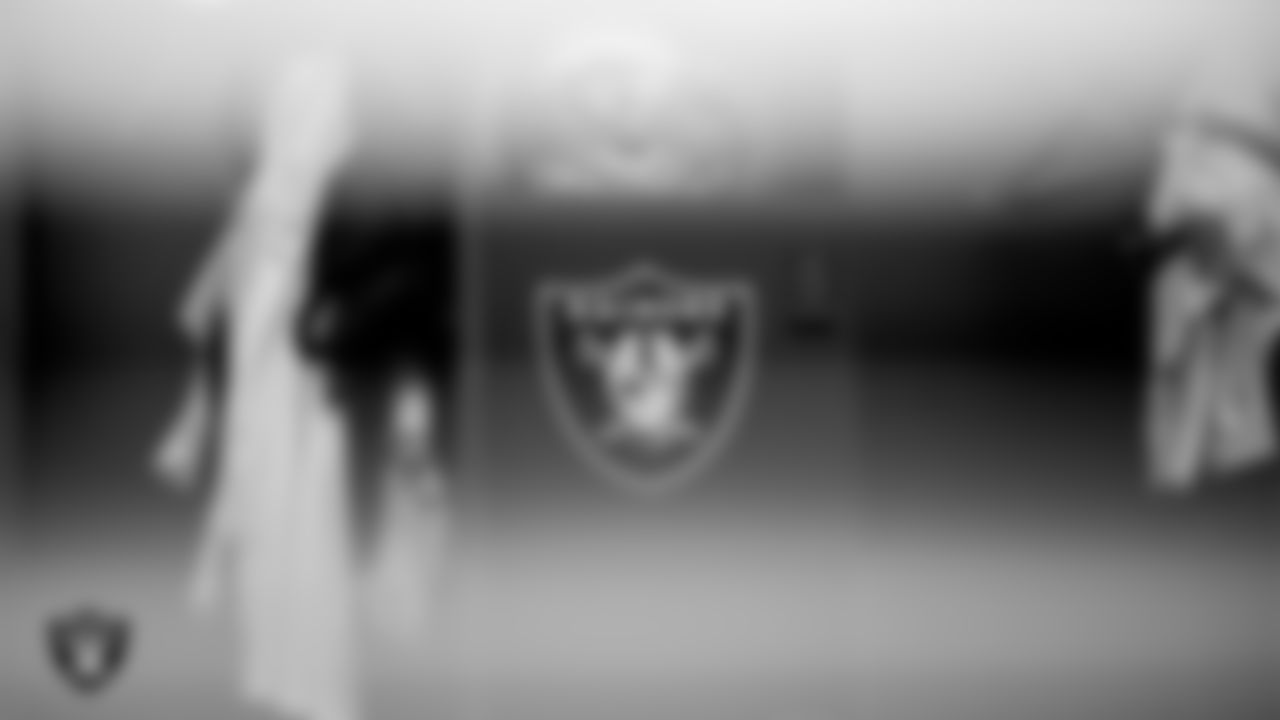 The locker room prior to the Las Vegas Raiders' arrival for their regular season home game against the New York Giants at Allegiant Stadium.