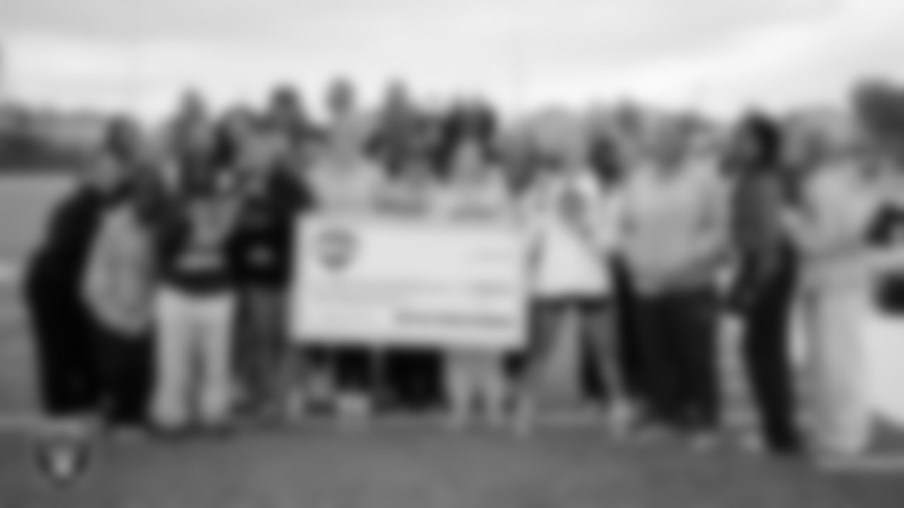 The Shadow Ridge High School flag football team poses for a photo during practice at Shadow Ridge High School.