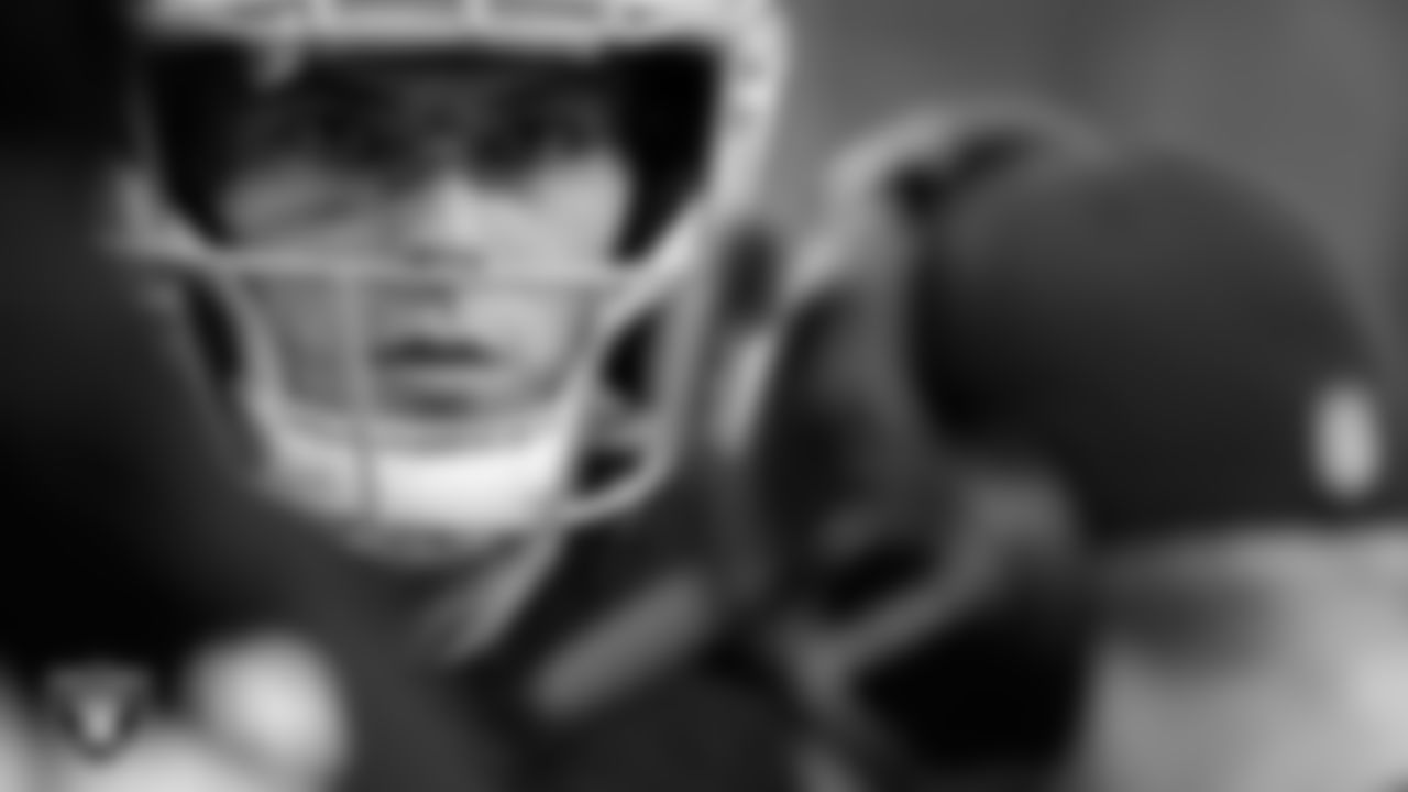 Las Vegas Raiders tight end Brock Bowers (89) on the sidelines during the regular season home game against the Jacksonville Jaguars at Allegiant Stadium.