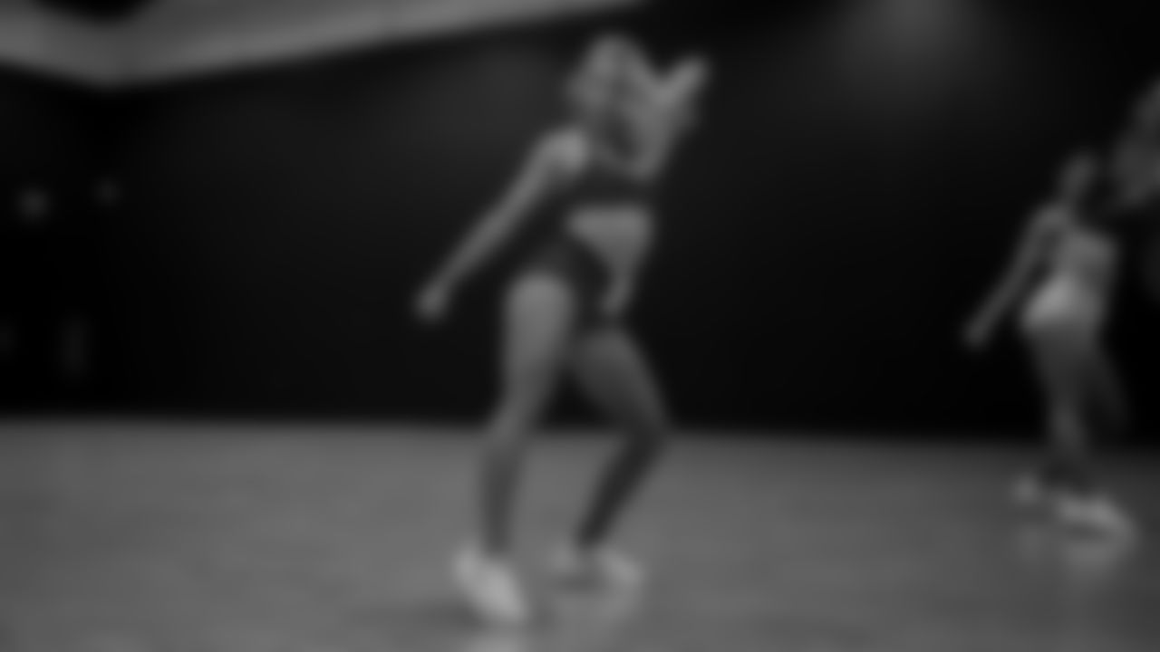 A dancer during a recruitment clinic at The Studio.