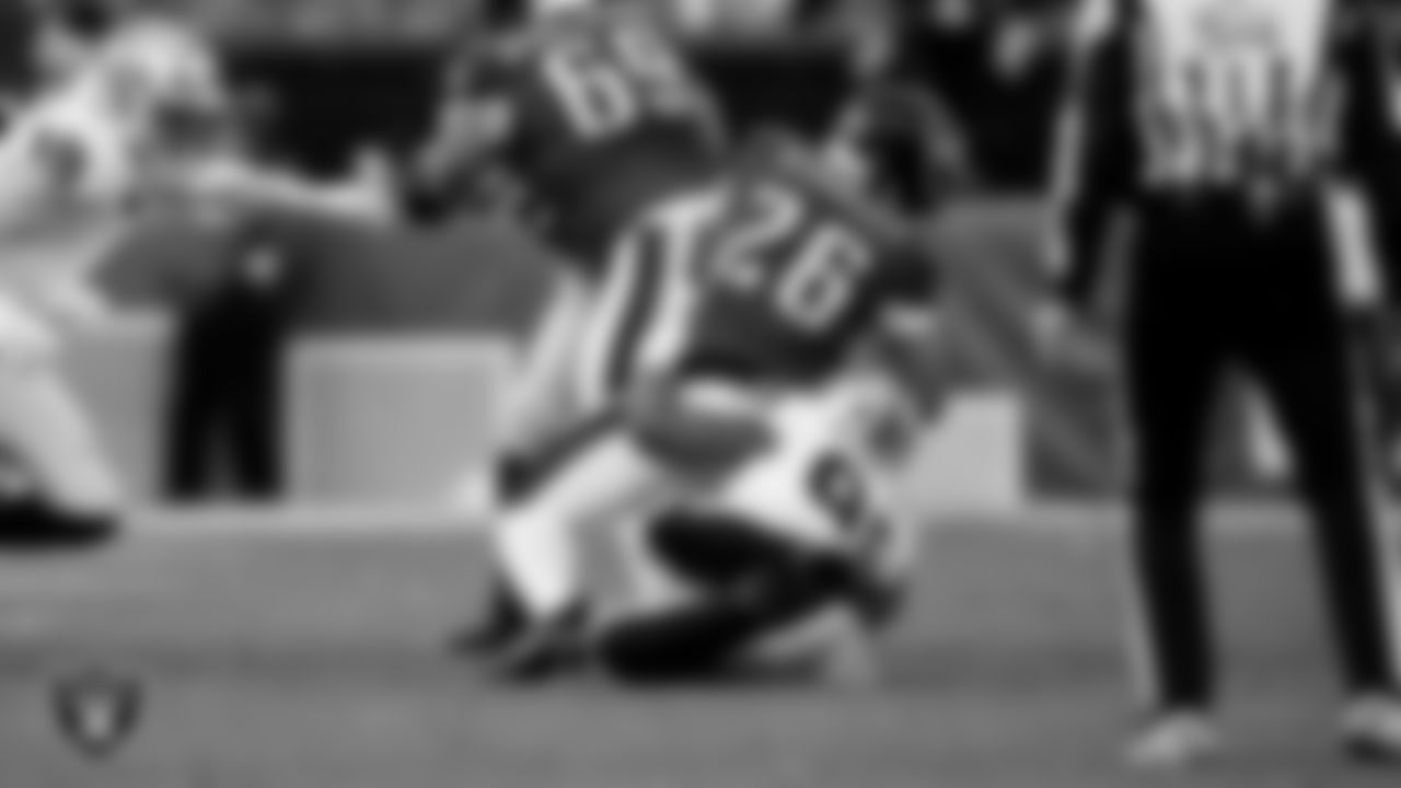 Las Vegas Raiders defensive tackle Thomas Booker IV (99) during the regular season away game against the Philadelphia Eagles at Lincoln Financial Field.