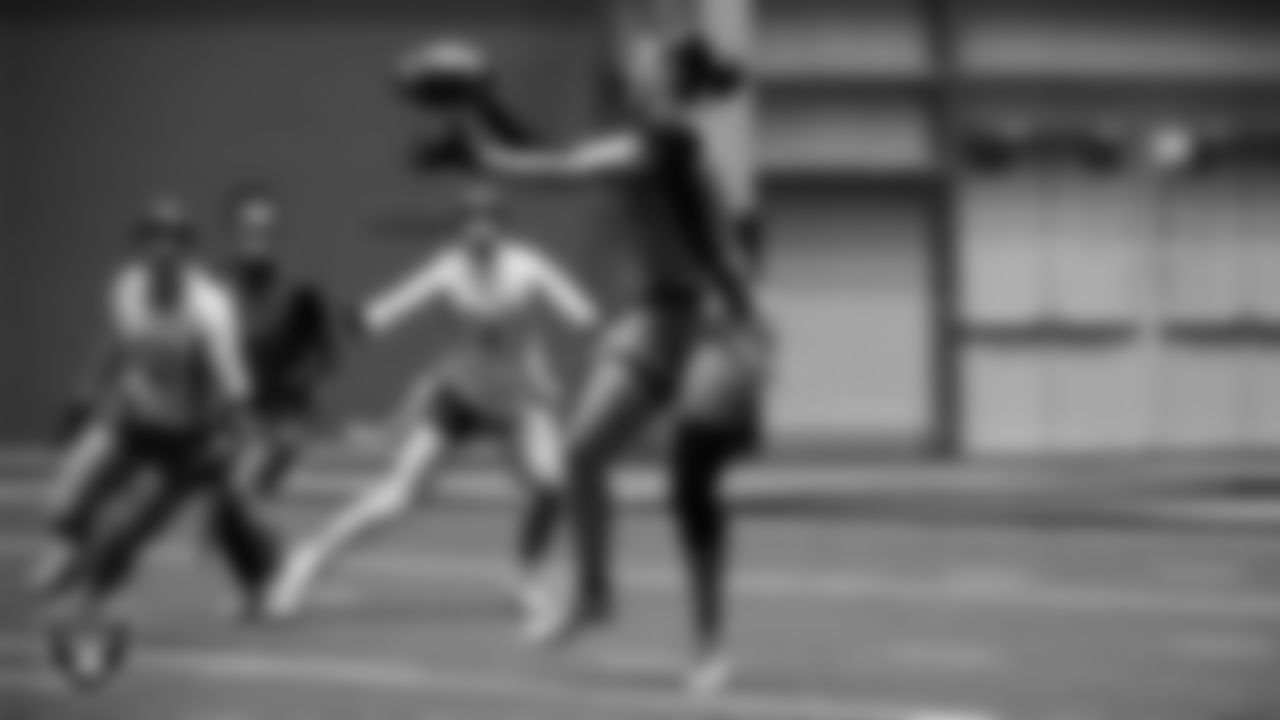 Nevada State University and Arizona Christian University face off in a flag football game at Intermountain Health Performance Center.