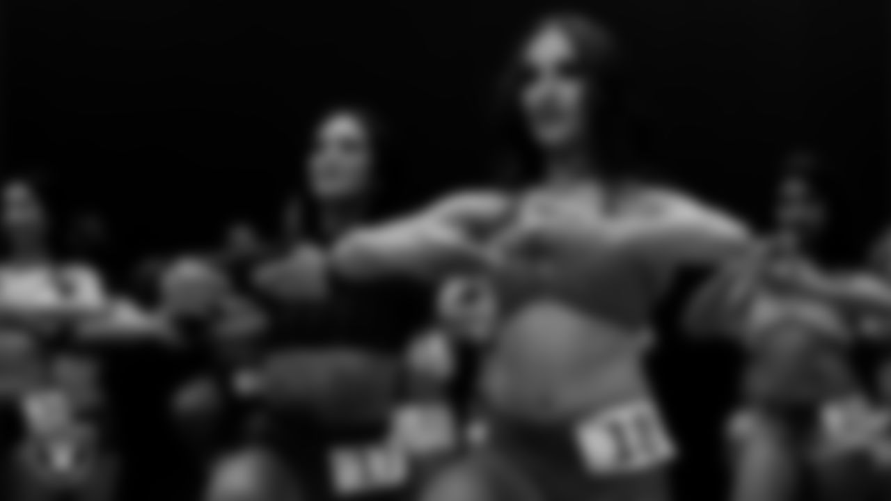 A dancer during a recruitment clinic at The Studio.