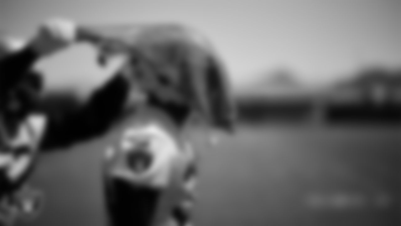 Las Vegas Raiders linebacker Jamal Adams (33) during practice at Intermountain Health Performance Center.