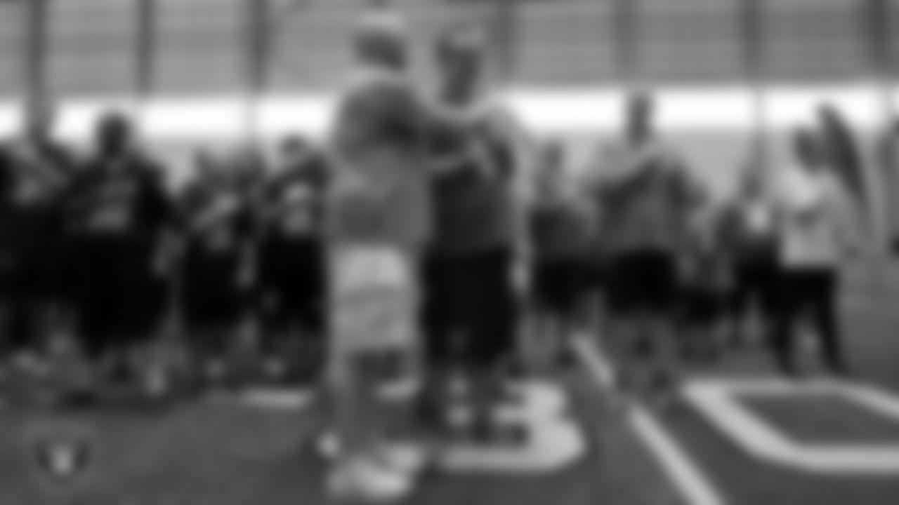A Special Olympics of Nevada, Mesquite athlete during the opening ceremony before the flag football regional tournament at Intermountain Health Performance Center.